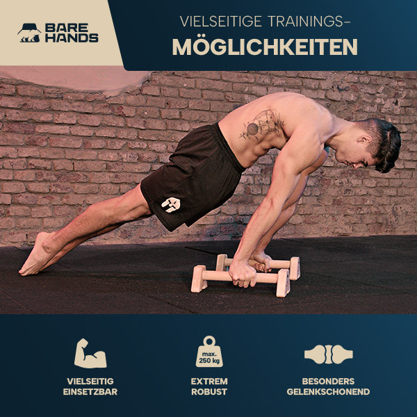 Liegestützgriffe Modell M (hell)