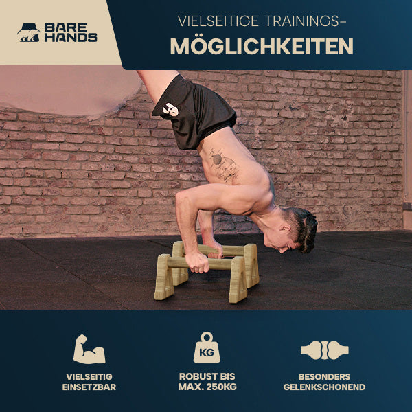 Liegestützgriffe Modell L (dunkel)