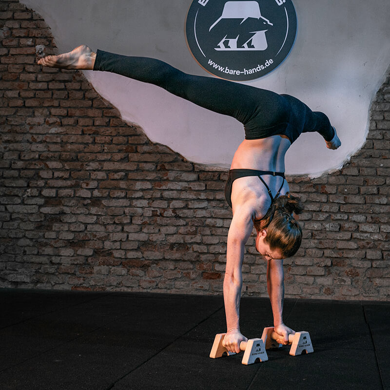 Bare Hands Handstand